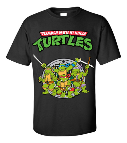 Remera Tortuga Ninja Unisex Hombre Mujer Algodón