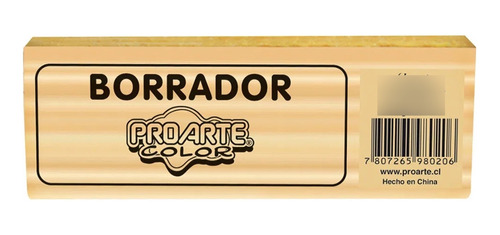 Borrador De Pizarra De Madera Proarte