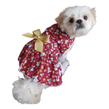 Vestido Natal Roupa Vermelho Cachorro Roupa Para Pet Pequeno