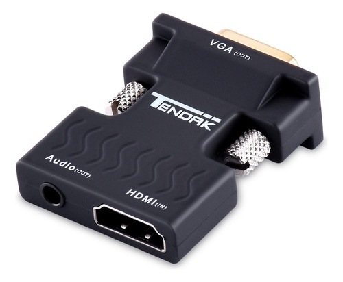 Tendak Active 1080p Hembra Hdmi A Vga Macho Adaptador Dongle