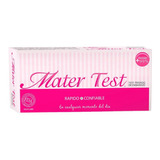 Mater Test Privado De Embarazo Farmacia Mag Lacroze