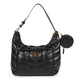 Bolsa Hobo Cloe Para Mujer Grande Con Monedero Color Negro