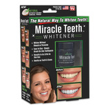 Miracle Teeth Whitener Polvo De Carbón Vegetal Blanque...