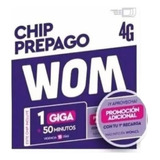Chips Wom Prepago Pack 100 Unidades