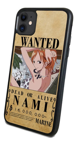 Funda One Piece Cartel Nami 16 M Berry Todos Los Modelos