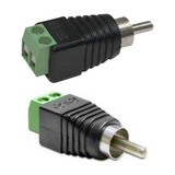 Conector Rca Macho Atornillable