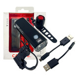 Kit Luces Bicicleta Cateye Ampp 400+ Stop Orb Usb Recargable