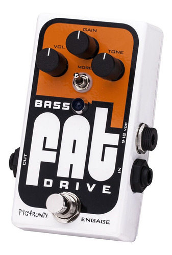 Pigtronix Bass Fat Drive Overdrive Pedal Efecto Bajo Btq Prm