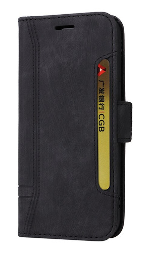 Funda Para iPhone Flip Cuero Magnético Funda De Teléfono Par