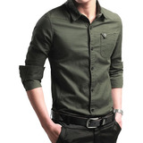 Camisas Para Hombre  Camisa Casual De Algodón  Ropa Urbana