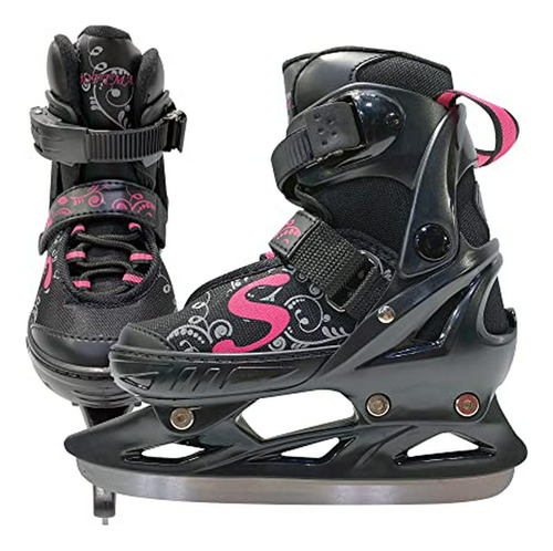 Patines De Hielo Ajustables Para Niños Y Niñas - Hockey - Aj