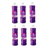 Poett Limpiador  Lavanda Antibacterial  900 Ml  / Pack 6 Pz 