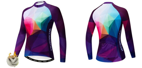 Camiseta De Ciclismo Para Mujer, Jersey De Manga Larga