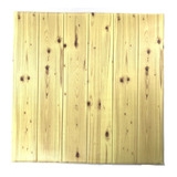 Pack 5 Láminas Papel Mural 3d Pared Madera Decorativo Ml01