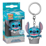 Llavero Pocket Pop: Lilo Y Stitch En La Bañera