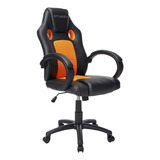 Silla Gamer Ergonomica Junior Ne-464nj Color Negro-naranja