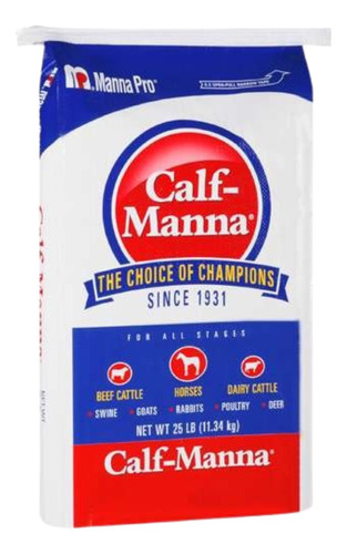 Calf-manna De 22.68 Kg P/caballo