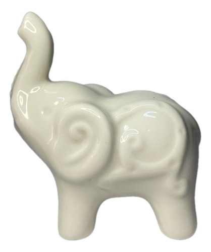 Estatua Enfeite Elefante De Porcelana Decorativo Sorte 7,5x7