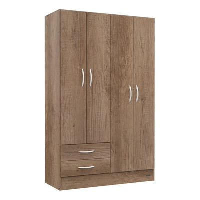 Placard Ropero 4 Puertas 2 Cajones Pack 24 Mosconi Grei | MercadoLibre
