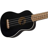 Defensa Ukelele Soprano Venecia - Negro