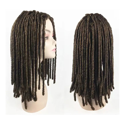 Trenzas Africanas Peluca Rastas Pelo Espiral Rizos Peinado | Meses sin interés