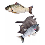 Juguete Mascota Gato Peluche Diseños Pez Pescado