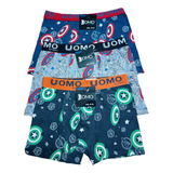 Pack X2 Uomo Boxer Niño Y Juvenil