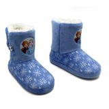 Bota Pantufa Infantil Frozen Com Solado Borracha 