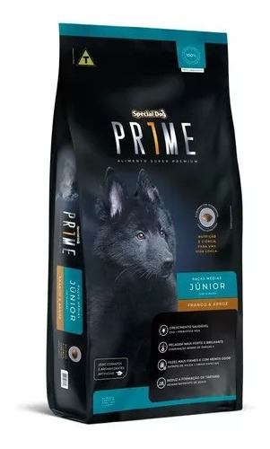 Ração Special Dog Prime Cães Filhotes Porte Médio Frango10kg