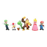 Juguetes Set 6 Figuras Mario Bos Y Sus Amigos 7 Cm