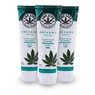 3 Pack Bálsamo Frío Cbdlife 90g | Meses sin interés