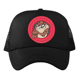 Gorra Negra Taz Demonio Tazmania Unitalla Ajustable