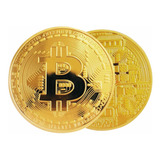 Moneda Conmemorativa Bitcoin Fisica Metal Colección Cápsula