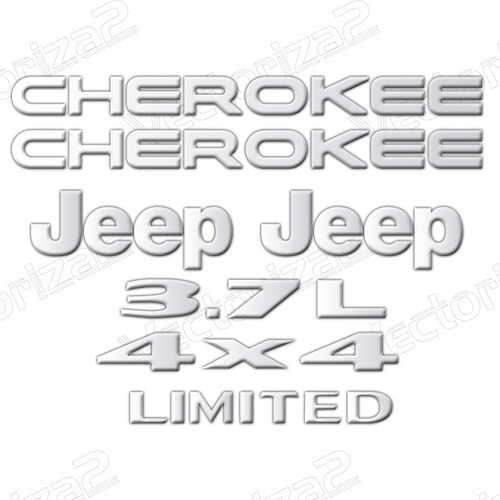 Emblemas Jeep Cherokee Liberty 3.7 L 4x4 Retiro Personal Foto 2