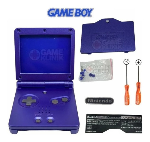 Carcasa Game Boy Advance Sp Gba Kit Completo + H 01