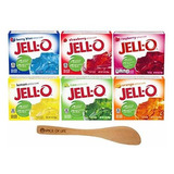 Gelatina - Paquete Variado Jell-o, Azul Baya, Fresa, Frambue