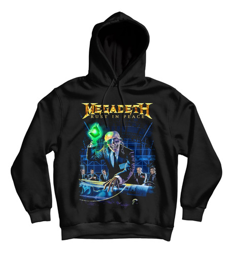 Megadeth Hoodie Buzo Oficial Rust In Peace Rock Activity