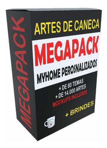 Mega Pack +14.000 Artes De Sublimação D Canecas + Brindes