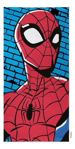 Toallon Infantil Piñata 70x130 - Spiderman Wall