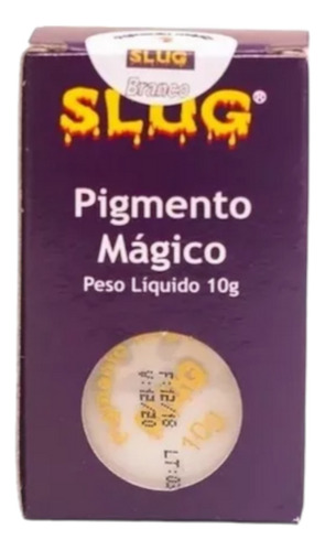 Pigmento Mágico Slug Halloween Branco Pancake 10g