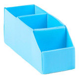 Caja Repuestera Multiuso N°4 30x10x11 Cm Celeste Pack X5