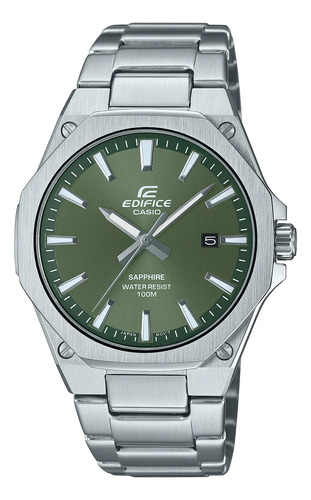 Reloj Casio Efr-s108d-3a Acero Sumergible Zafiro Edifice