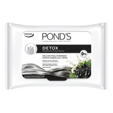 Toallitas Desmaquillantes Pond's Detox - 25 Unidades Tipo De Piel Mixta