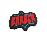 Letreiro Luminoso Barber Comic - Decoração Geek Barbearia