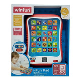 Tablet Para Bebes Interactiva I Fun Pad Winfun Luz Y Sonido