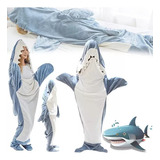 Adultos Niños Sueltos Una Pieza Pijama Shark Sleeping Bag