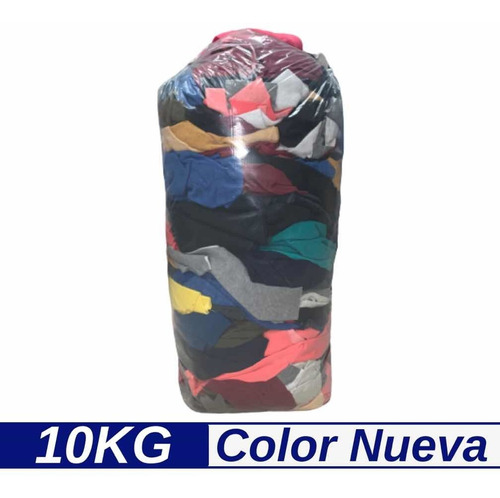 Trapos Limpieza Industrial - Color 100% Algodón Nuevo 10 Kg