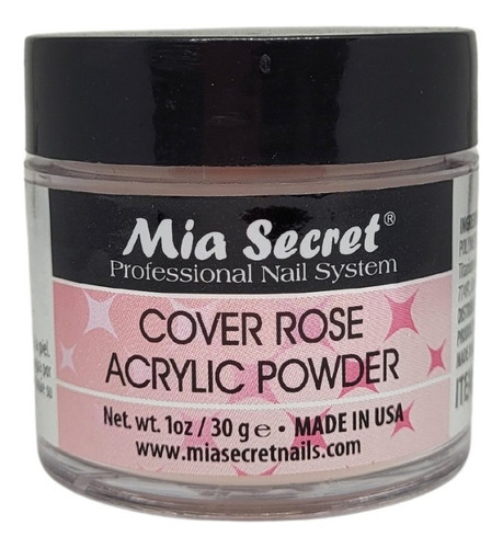 Polimero Acrilicas Mia Secret 30g Cover Rose Esta Estylosas