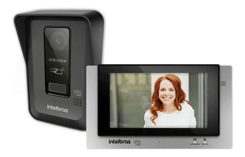 Video Porteiro W-fi Intelbras Wt7 Camera Interfone Color Kit