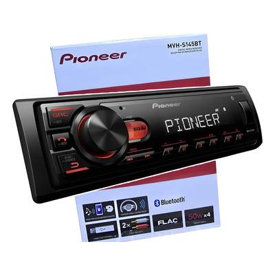 Pioneer Estereo Mvh-s145bt 1din Bt Usb Aux 50wx4 Display Lcd | Envío gratis